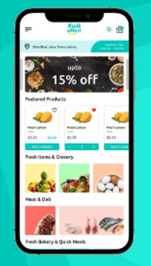 KwikeMart app screenshot